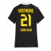 Maillot de foot Borussia Dortmund Fabio Silva #21 Extérieur vêtements Femmes 2026-27 Manches Courtes